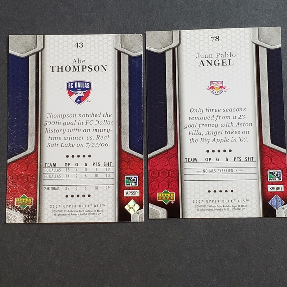 7pcs Vtg Upper Deck MLS Soccer Trading Sports Cards #'s 42,43,55,61,72,78,81 NWT - Picture 5 of 11